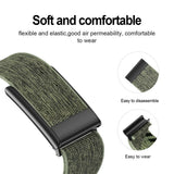 TweeDorbs SuperKnit Nylon Sports Loop Adjustable Replacement Strap for Whoop 5.0 in Black Metal(ONLY BAND NOT WHOOP)