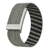 TweeDorbs SuperKnit Nylon Sports Loop Adjustable Replacement Strap for Whoop 5.0 Peak in Natural Titanium Metal