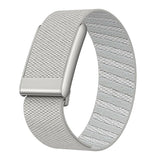 TweeDorbs SuperKnit Nylon Sports Loop Adjustable Replacement Strap for Whoop 5.0 Peak in Natural Titanium Metal