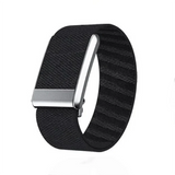 TweeDorbs SuperKnit Nylon Sports Loop Adjustable Replacement Strap for Whoop 5.0 Peak in Silver Metal
