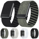 TweeDorbs SuperKnit Nylon Sports Loop Adjustable Replacement Strap for Whoop 5.0 in Black Metal(ONLY BAND NOT WHOOP)