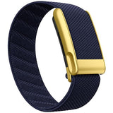 TweeDorbs SuperKnit Nylon Sports Loop Adjustable Replacement Strap for Whoop 5.0 Peak in Golden Metal
