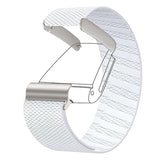 TweeDorbs SuperKnit Nylon Sports Loop Adjustable Replacement Strap for Whoop 5.0 Peak in Natural Titanium Metal