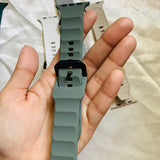 TweeDorbs Silicone Broad Buckle Bands