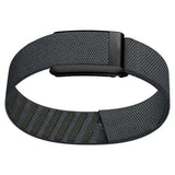 TweeDorbs SuperKnit Nylon Sports Loop Adjustable Replacement Strap for Whoop 5.0 in Black Metal(ONLY BAND NOT WHOOP)