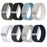 TweeDorbs SuperKnit Nylon Sports Loop Adjustable Replacement Strap for Whoop 5.0 Peak in Rhinestone