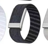 TweeDorbs SuperKnit Nylon Sports Loop Adjustable Replacement Strap for Whoop 5.0 in Natural Titanium Metal(ONLY BAND NOT WHOOP)