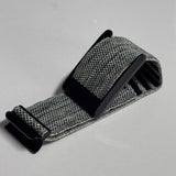 TweeDorbs SuperKnit Nylon Sports Loop Adjustable Replacement Strap for Whoop 5.0 in Black Metal(ONLY BAND NOT WHOOP)