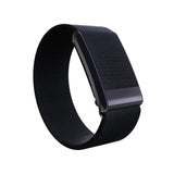 TweeDorbs SuperKnit Nylon Sports Loop Adjustable Replacement Strap for Whoop 5.0 in Black Metal(ONLY BAND NOT WHOOP)