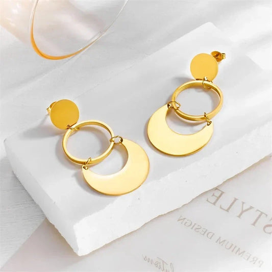 TweeDorbs Round Drop Earrings