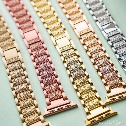 TweeDorbs Textured Stainless Steel Strap - 