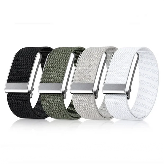 TweeDorbs Premium Nylon Sports Band in Silver Metal(ONLY BAND)
