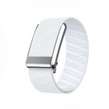 TweeDorbs SuperKnit Nylon Sports Loop Adjustable Replacement Strap for Whoop 5.0 Peak in Silver Metal